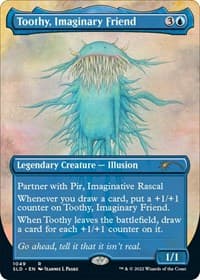 Toothy, Imaginary Friend (Borderless) - Secret Lair Drop Series - Magic: The Gathering card