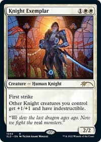 Knight Exemplar (1044) - Secret Lair Drop Series - Magic: The Gathering card