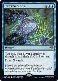 Silver Scrutiny - Dominaria United - Magic: The Gathering card