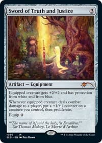 Sword of Truth and Justice - Secret Lair Drop Series - Magic: The Gathering card