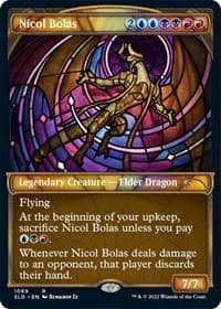Nicol Bolas (Stained Glass) (Textured Foil) - Secret Lair Drop Series - Magic: The Gathering card