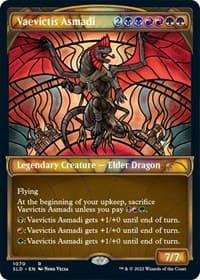 Vaevictis Asmadi (Stained Glass) (Textured Foil) - Secret Lair Drop Series - Magic: The Gathering card