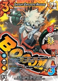 Instant Explosive Release (Regional License Exam 2022) - UniVersus: My Hero Academia Promo Cards - UniVersus card