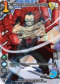 Manly Passionate Guy (Regional License Exam 2022) - UniVersus: My Hero Academia Promo Cards - UniVersus card