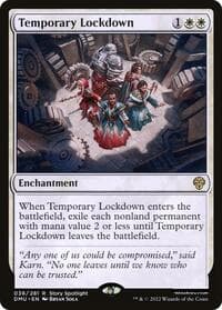 Temporary Lockdown - Dominaria United - Magic: The Gathering card
