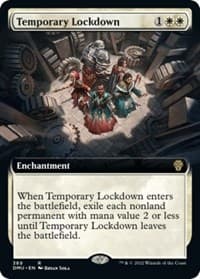 Temporary Lockdown (Extended Art) - Dominaria United - Magic: The Gathering card