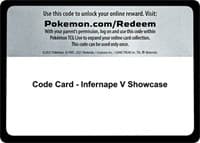 Code Card - Infernape V Showcase - Miscellaneous Cards & Products - Pokemon card