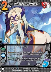 Photogenic Hero (Provisional Showdown 3) - UniVersus: My Hero Academia Promo Cards - UniVersus card