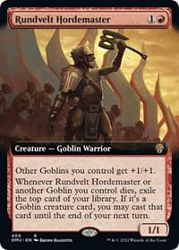 Rundvelt Hordemaster (Extended Art) - Dominaria United - Magic: The Gathering card