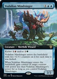 Vodalian Mindsinger (Extended Art) - Dominaria United - Magic: The Gathering card