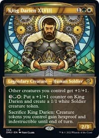 King Darien XLVIII (Textured Foil) - Dominaria United - Magic: The Gathering card