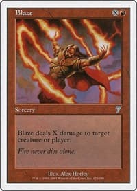 Blaze - 7th Edition - Magic: The Gathering card