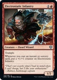 Electrostatic Infantry - Dominaria United - Magic: The Gathering card