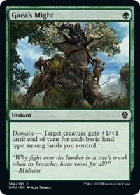 Gaea's Might - Dominaria United - Magic: The Gathering card