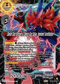 Demon God Shroom & Demon God Salsa, Imminent Annihilation - Dawn of the Z-Legends - Dragon Ball Super: Masters card