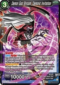 Demon God Shroom, Demonic Invitation - Dawn of the Z-Legends - Dragon Ball Super: Masters card