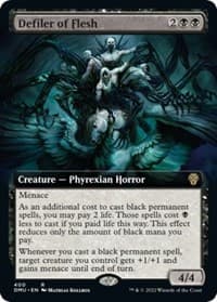 Defiler of Flesh (Extended Art) - Dominaria United - Magic: The Gathering card