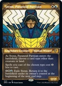 Stenn, Paranoid Partisan (Showcase) - Dominaria United - Magic: The Gathering card
