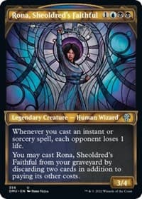 Rona, Sheoldred's Faithful (Textured Foil) - Dominaria United - Magic: The Gathering card