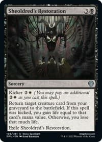 Sheoldred's Restoration - Dominaria United - Magic: The Gathering card