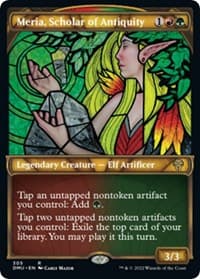 Meria, Scholar of Antiquity (Showcase) - Dominaria United - Magic: The Gathering card