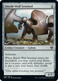 Shield-Wall Sentinel - Dominaria United - Magic: The Gathering card