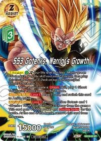 SS3 Gotenks, Warrior's Growth (ZENKAI Celebration Pack) - Promotion Cards - Dragon Ball Super: Masters card