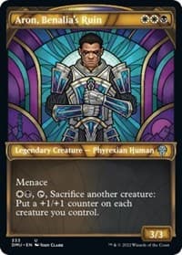 Aron, Benalia's Ruin (Textured Foil) - Dominaria United - Magic: The Gathering card