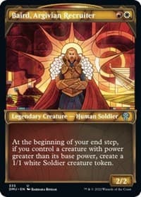 Baird, Argivian Recruiter (Textured Foil) - Dominaria United - Magic: The Gathering card