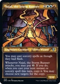 Najal, the Storm Runner (Textured Foil) - Dominaria United - Magic: The Gathering card
