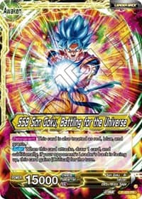Son Goku // SSB Son Goku, Battling for the Universe - Promotion Cards - Dragon Ball Super: Masters card