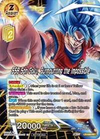 SSB Son Goku, Surmounting the Impossible - Promotion Cards - Dragon Ball Super: Masters card