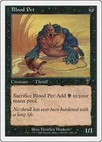 Blood Pet - 7th Edition - Magic: The Gathering card