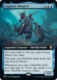 Emperor Mihail II (Extended Art) - Commander: Dominaria United - Magic: The Gathering card