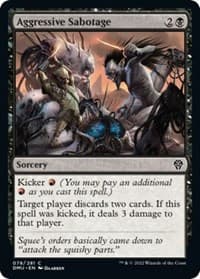 Aggressive Sabotage - Dominaria United - Magic: The Gathering card