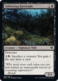 Gibbering Barricade - Dominaria United - Magic: The Gathering card