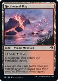 Geothermal Bog - Dominaria United - Magic: The Gathering card