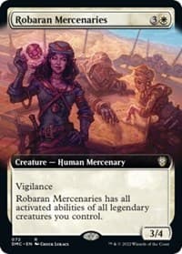Robaran Mercenaries (Extended Art) - Commander: Dominaria United - Magic: The Gathering card