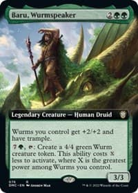 Baru, Wurmspeaker (Extended Art) - Commander: Dominaria United - Magic: The Gathering card