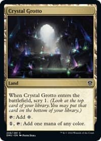 Crystal Grotto - Dominaria United - Magic: The Gathering card