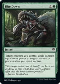 Bite Down - Dominaria United - Magic: The Gathering card
