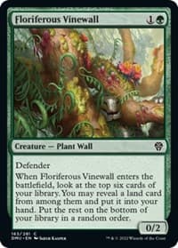 Floriferous Vinewall - Dominaria United - Magic: The Gathering card