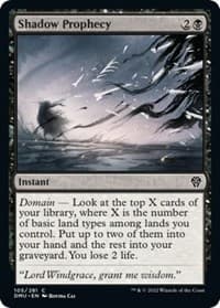Shadow Prophecy - Dominaria United - Magic: The Gathering card