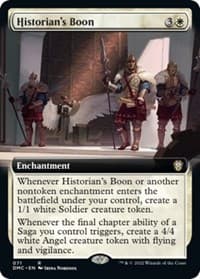 Historian's Boon (Extended Art) - Commander: Dominaria United - Magic: The Gathering card