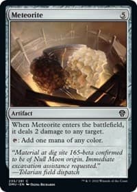 Meteorite - Dominaria United - Magic: The Gathering card