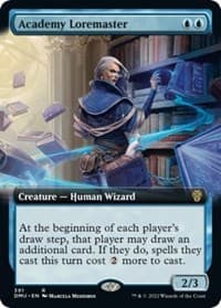 Academy Loremaster (Extended Art) - Dominaria United - Magic: The Gathering card
