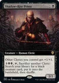 Shadow-Rite Priest (Extended Art) - Dominaria United - Magic: The Gathering card
