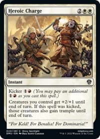 Heroic Charge - Dominaria United - Magic: The Gathering card