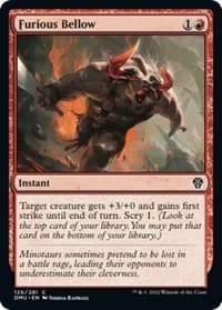 Furious Bellow - Dominaria United - Magic: The Gathering card