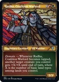 Radha, Coalition Warlord (Textured Foil) - Dominaria United - Magic: The Gathering card
